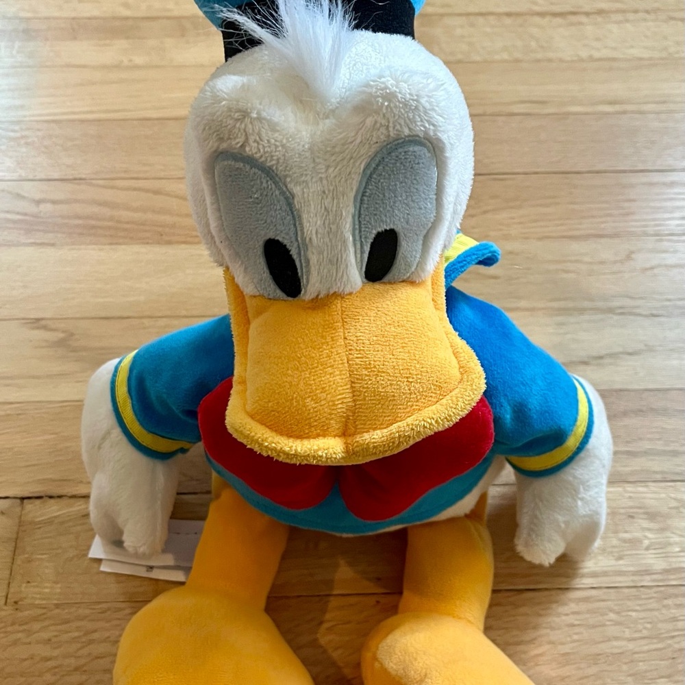 Disney Blue and White Donald Duck Plush, approx. 16”, Disney Store